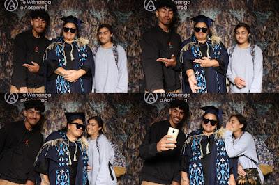 Booth photo from the TWoA Tainui 2021 Graduations (Thursday Morning - Ceremony 1), held at Elim Church, Te Rapa, Hamilton, New Zealand. Taken: Thursday 22 April 2021. Photo: InstaBooth / KeyImagery Photography. Copyright: © Te Wānanga o Aotearoa.