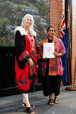 Photo from the HCC NZ Citizenship Ceremony (Morning) held in The Atrium, Wintec/Te Pukenga, Hamilton, Waikato, New Zealand at 10:00am on Monday, 12 February, 2024. Photo: Mike Walen / KeyImagery Photography. Copyright: © Hamilton City Council.