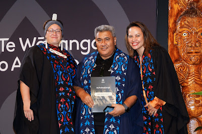 Photo from Ceremony 2 of the TWoA Tāmaki Makaurau 2025 Graduations (May 2025) held at the Mangere Arts Centre in Auckland, New Zealand on Monday, 26 May, 2025. Photo by Mike Walen / KeyImagery Photography. Copyright: © 2025 Te Wānanga o Aotearoa.