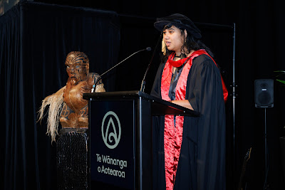 Photo from the TWoA Tainui 2025 Graduations (Ceremony 3 @ 10am) held at Claudelands Event Centre in Hamilton, Waikato, New Zealand on Wednesday, 30 April, 2025. Photography by Mike Walen / KeyImagery Photography. Copyright: © 2025 Te Wānanga o Aotearoa.
