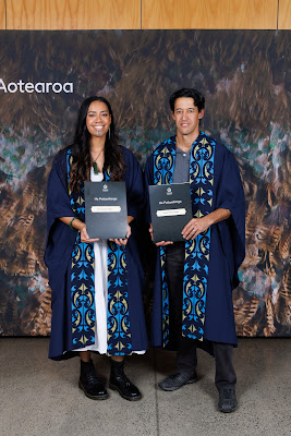 Photo from the TWoA Tāmaki Makaurau 2023 Graduations (Ceremony 6 @ 8pm), held at the Due Drop Events Centre, Manukau, Auckland, New Zealand on Thursday, 8 June, 2023. Photo: Mike Walen / KeyImagery Photography. Copyright: © Te Wānanga o Aotearoa.