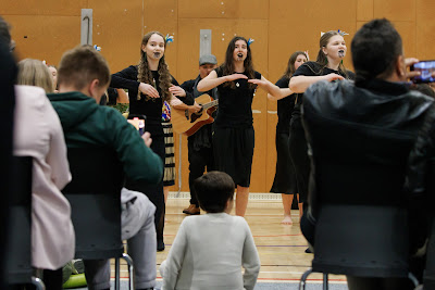 Photo from the Waikato Diocesan Whānau Dinner 2022 held in the school gym at Waikato Diocesan, Hamilton, New Zealand. Taken: Friday, 9 September 2022. Photography: Mike Walen / KeyImagery Photography. Copyright: © Waikato Diocesan School for Girls.