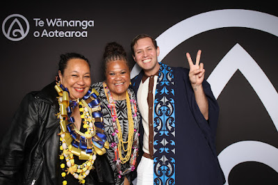 Photo from the TWoA Tāmaki Makaurau 2023 November Graduations (Ceremony 1 @ 1pm), held at the Due Drop Events Centre, Manukau, Auckland, New Zealand on Tuesday, 28 November, 2023. Photo: InstaBooth by KeyImagery Photography. Copyright: © Te Wānanga o Aotearoa.