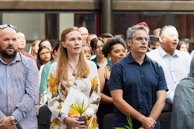 Photo from the HCC NZ Citizenship Ceremony 2 (Afternoon) held at The Atrium, Wintec/Te Pukenga, Hamilton, Waikato, New Zealand at 3:30pm on Monday, 11 March, 2024. Photo: Mike Walen / KeyImagery Photography. Copyright: © Hamilton City Council.