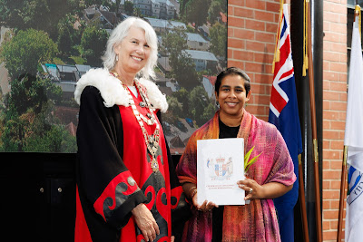 Photo from the HCC NZ Citizenship Ceremony (Morning) held in The Atrium, Wintec/Te Pukenga, Hamilton, Waikato, New Zealand at 10:00am on Monday, 12 February, 2024. Photo: Mike Walen / KeyImagery Photography. Copyright: © Hamilton City Council.
