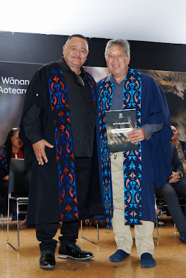 Photo from the TWoA Te Tai Tokerau (Kaitaia) 2025 Graduation held at Te Kura Kaupapa Maori o Pukemiro in Kaitaia, Northland, New Zealand on Monday, 14 April, 2025. Photo by Mike Walen / KeyImagery Photography. Copyright: © 2025 Te Wānanga o Aotearoa.