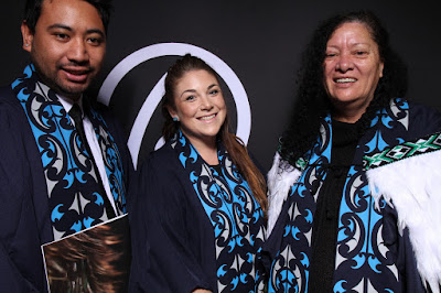 Photo from the TWoA Tainui 2018 Graduations (Ceremony 1),  held at Hamilton Boys' High School, Hamilton, New Zealand. Taken: Thursday 19 April 2018. Photo: InstaBooth by KeyImagery. Copyright: © Te Wananga o Aotearoa.
