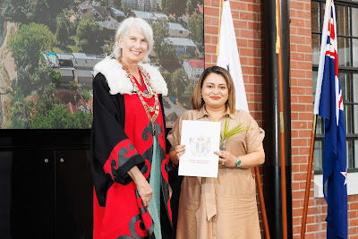 Photo from the HCC NZ Citizenship Ceremony 2 (Afternoon) held at The Atrium, Wintec/Te Pukenga, Hamilton, Waikato, New Zealand at 3:30pm on Monday, 11 March, 2024. Photo: Mike Walen / KeyImagery Photography. Copyright: © Hamilton City Council.