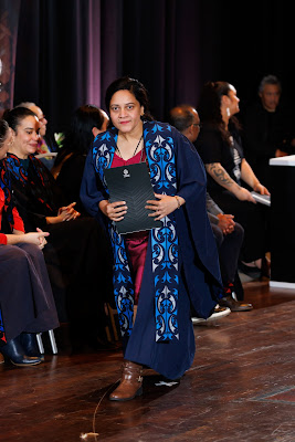 Photo from the TWoA Tāmaki Makaurau 2023 Graduations (Ceremony 1 @ 10am), held at the Due Drop Events Centre, Manukau, Auckland, New Zealand on Wednesday, 7 June, 2023. Photo: Mike Walen / KeyImagery Photography. Copyright: © Te Wānanga o Aotearoa.