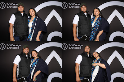 Photo from the TWoA Tāmaki Makaurau 2023 November Graduations (Ceremony 1 @ 1pm), held at the Due Drop Events Centre, Manukau, Auckland, New Zealand on Tuesday, 28 November, 2023. Photo: InstaBooth by KeyImagery Photography. Copyright: © Te Wānanga o Aotearoa.