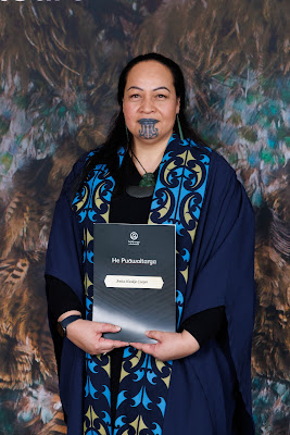 Photo from the TWoA Tāmaki Makaurau 2023 Graduations (Ceremony 6 @ 8pm), held at the Due Drop Events Centre, Manukau, Auckland, New Zealand on Thursday, 8 June, 2023. Photo: Mike Walen / KeyImagery Photography. Copyright: © Te Wānanga o Aotearoa.