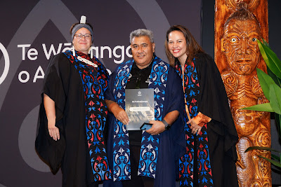 Photo from Ceremony 2 of the TWoA Tāmaki Makaurau 2025 Graduations (May 2025) held at the Mangere Arts Centre in Auckland, New Zealand on Monday, 26 May, 2025. Photo by Mike Walen / KeyImagery Photography. Copyright: © 2025 Te Wānanga o Aotearoa.