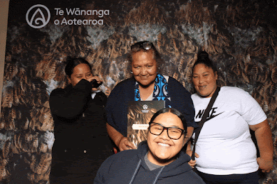 Booth photo from the TWoA Tainui 2021 Graduations (Friday - Ceremony 3),  held at Elim Church, Te Rapa, Hamilton, New Zealand. Taken: Friday 23 April 2021. Photo: InstaBooth / KeyImagery Photography. Copyright: © Te Wānanga o Aotearoa.
