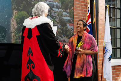Photo from the HCC NZ Citizenship Ceremony (Morning) held in The Atrium, Wintec/Te Pukenga, Hamilton, Waikato, New Zealand at 10:00am on Monday, 12 February, 2024. Photo: Mike Walen / KeyImagery Photography. Copyright: © Hamilton City Council.