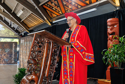 Photo from the TWoA Waiariki 2023 Graduations (Waiwhero), held at Te Puia, Rotorua, Bay of Plenty, New Zealand on Friday, 12 May, 2023. Photo: Mike Walen / KeyImagery Photography. Copyright: © Te Wānanga o Aotearoa.