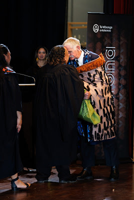 Photo from the TWoA Tāmaki Makaurau 2023 Graduations (Ceremony 1 @ 10am), held at the Due Drop Events Centre, Manukau, Auckland, New Zealand on Wednesday, 7 June, 2023. Photo: Mike Walen / KeyImagery Photography. Copyright: © Te Wānanga o Aotearoa.