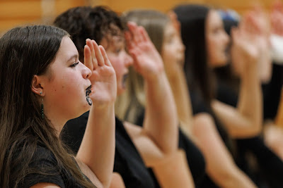 Photo from the Waikato Diocesan Whānau Dinner 2022 held in the school gym at Waikato Diocesan, Hamilton, New Zealand. Taken: Friday, 9 September 2022. Photography: Mike Walen / KeyImagery Photography. Copyright: © Waikato Diocesan School for Girls.