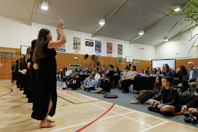 Photo from the Waikato Diocesan Whānau Dinner 2022 held in the school gym at Waikato Diocesan, Hamilton, New Zealand. Taken: Friday, 9 September 2022. Photography: Mike Walen / KeyImagery Photography. Copyright: © Waikato Diocesan School for Girls.