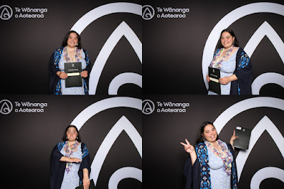 Photo from the TWoA Tāmaki Makaurau 2023 November Graduations (Ceremony 1 @ 1pm), held at the Due Drop Events Centre, Manukau, Auckland, New Zealand on Tuesday, 28 November, 2023. Photo: InstaBooth by KeyImagery Photography. Copyright: © Te Wānanga o Aotearoa.