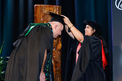 Photo from the TWoA Tainui 2025 Graduations (Ceremony 3 @ 10am) held at Claudelands Event Centre in Hamilton, Waikato, New Zealand on Wednesday, 30 April, 2025. Photography by Mike Walen / KeyImagery Photography. Copyright: © 2025 Te Wānanga o Aotearoa.