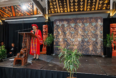 Photo from the TWoA Waiariki 2023 Graduations (Waiwhero), held at Te Puia, Rotorua, Bay of Plenty, New Zealand on Friday, 12 May, 2023. Photo: Mike Walen / KeyImagery Photography. Copyright: © Te Wānanga o Aotearoa.