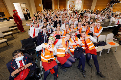Photo from Waikato Diocesan House Singing 2022, held at Waikato Diocesan, Hamilton, New Zealand on Friday, 2 July, 2022. Photo: Mike Walen / KeyImagery Photography. Copyright: © Waikato Diocesan School for Girls.
