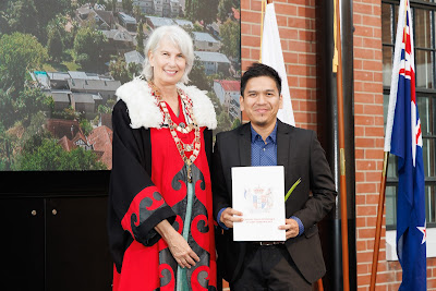 Photo from the HCC NZ Citizenship Ceremony 2 (Afternoon) held at The Atrium, Wintec/Te Pukenga, Hamilton, Waikato, New Zealand at 3:30pm on Monday, 11 March, 2024. Photo: Mike Walen / KeyImagery Photography. Copyright: © Hamilton City Council.