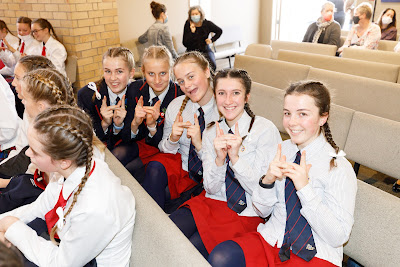 Photo from Waikato Diocesan House Singing 2022, held at Waikato Diocesan, Hamilton, New Zealand on Friday, 2 July, 2022. Photo: Mike Walen / KeyImagery Photography. Copyright: © Waikato Diocesan School for Girls.