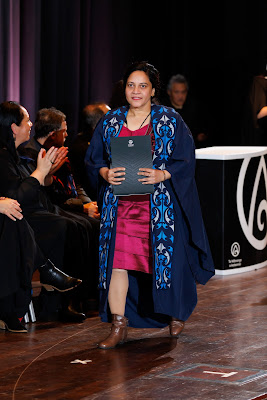 Photo from the TWoA Tāmaki Makaurau 2023 Graduations (Ceremony 1 @ 10am), held at the Due Drop Events Centre, Manukau, Auckland, New Zealand on Wednesday, 7 June, 2023. Photo: Mike Walen / KeyImagery Photography. Copyright: © Te Wānanga o Aotearoa.