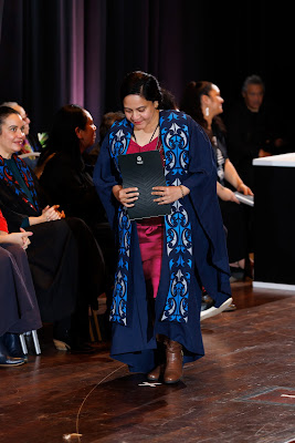Photo from the TWoA Tāmaki Makaurau 2023 Graduations (Ceremony 1 @ 10am), held at the Due Drop Events Centre, Manukau, Auckland, New Zealand on Wednesday, 7 June, 2023. Photo: Mike Walen / KeyImagery Photography. Copyright: © Te Wānanga o Aotearoa.