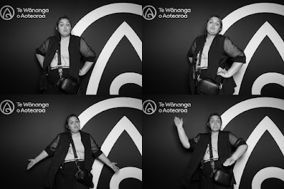 Photo from the TWoA Tāmaki Makaurau 2023 November Graduations (Ceremony 2 @ 6pm), held at the Due Drop Events Centre, Manukau, Auckland, New Zealand on Tuesday, 28 November, 2023. Photo: InstaBooth by KeyImagery Photography. Copyright: © Te Wānanga o Aotearoa.