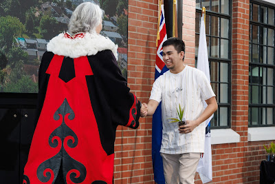 Photo from the HCC NZ Citizenship Ceremony (Afternoon) held in The Atrium, Wintec/Te Pukenga, Hamilton, Waikato, New Zealand at 3:30pm on Monday, 12 February, 2024. Photo: Mike Walen / KeyImagery Photography. Copyright: © Hamilton City Council.