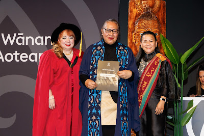 Photo from Ceremony 5 of the TWoA Tāmaki Makaurau 2025 Graduations (May 2025) held at the Mangere Arts Centre in Auckland, New Zealand on Tuesday, 27 May, 2025. Photo by Mike Walen / KeyImagery Photography. Copyright: © 2025 Te Wānanga o Aotearoa.