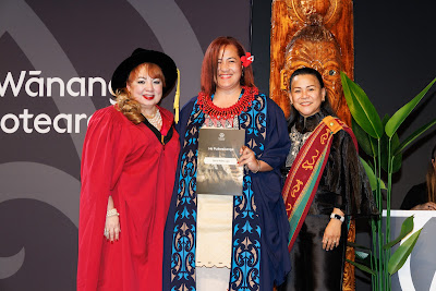Photo from Ceremony 5 of the TWoA Tāmaki Makaurau 2025 Graduations (May 2025) held at the Mangere Arts Centre in Auckland, New Zealand on Tuesday, 27 May, 2025. Photo by Mike Walen / KeyImagery Photography. Copyright: © 2025 Te Wānanga o Aotearoa.