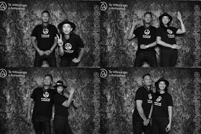 Booth photo from the TWoA Whirikoka 2023 Graduation (Gisborne), held at the War Memorial Theatre, Gisborne, East Coast, New Zealand on Wednesday 5 April, 2023. Photo: InstaBooth by KeyImagery Photography. Copyright: © Te Wānanga o Aotearoa.