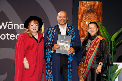Photo from Ceremony 5 of the TWoA Tāmaki Makaurau 2025 Graduations (May 2025) held at the Mangere Arts Centre in Auckland, New Zealand on Tuesday, 27 May, 2025. Photo by Mike Walen / KeyImagery Photography. Copyright: © 2025 Te Wānanga o Aotearoa.