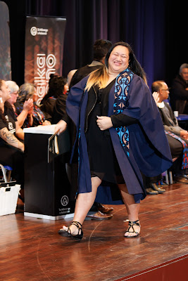 Photo from the TWoA Tāmaki Makaurau 2023 Graduations (Ceremony 3 @ 8pm), held at the Due Drop Events Centre, Manukau, Auckland, New Zealand on Wednesday, 7 June, 2023. Photo: Mike Walen / KeyImagery Photography. Copyright: © Te Wānanga o Aotearoa.