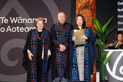 Photo from Ceremony 5 of the TWoA Tāmaki Makaurau 2025 Graduations (May 2025) held at the Mangere Arts Centre in Auckland, New Zealand on Tuesday, 27 May, 2025. Photo by Mike Walen / KeyImagery Photography. Copyright: © 2025 Te Wānanga o Aotearoa.