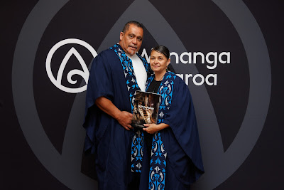 Photo from the TWoA Te Tai Tokerau (Kaikohe) 2025 Graduation held at the War Memorial Hall in Kaikohe, Northland, New Zealand on Tuesday, 15 April, 2025. Photo by Mike Walen / KeyImagery Photography. Copyright: © 2025 Te Wānanga o Aotearoa.