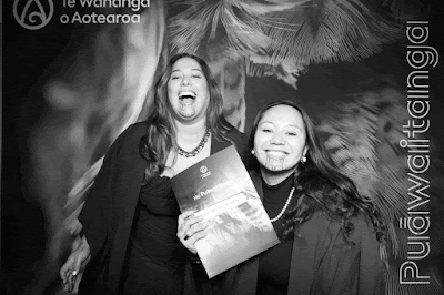 Booth photo from the TWoA Tainui 2025 Graduations (Ceremony 1 @ 10am) held at Claudelands Event Centre in Hamilton, Waikato, New Zealand on Tuesday, 29 April, 2025. Photography by InstaBooth / KeyImagery Photography. Copyright: © 2025 Te Wānanga o Aotearoa.