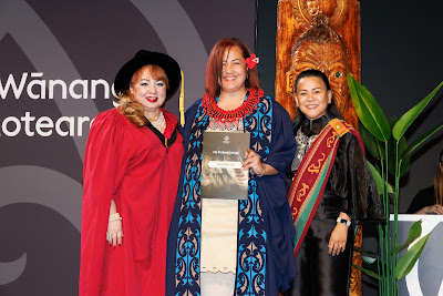 Photo from Ceremony 5 of the TWoA Tāmaki Makaurau 2025 Graduations (May 2025) held at the Mangere Arts Centre in Auckland, New Zealand on Tuesday, 27 May, 2025. Photo by Mike Walen / KeyImagery Photography. Copyright: © 2025 Te Wānanga o Aotearoa.