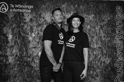 Booth photo from the TWoA Whirikoka 2023 Graduation (Gisborne), held at the War Memorial Theatre, Gisborne, East Coast, New Zealand on Wednesday 5 April, 2023. Photo: InstaBooth by KeyImagery Photography. Copyright: © Te Wānanga o Aotearoa.