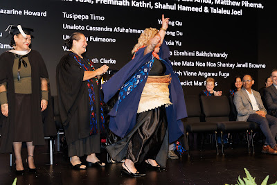 Photo from Ceremony 5 of the TWoA Tāmaki Makaurau 2025 Graduations (May 2025) held at the Mangere Arts Centre in Auckland, New Zealand on Tuesday, 27 May, 2025. Photo by Mike Walen / KeyImagery Photography. Copyright: © 2025 Te Wānanga o Aotearoa.
