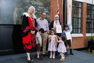 Photo from the HCC NZ Citizenship Ceremony (Afternoon) held in The Atrium, Wintec/Te Pukenga, Hamilton, Waikato, New Zealand at 3:30pm on Monday, 12 February, 2024. Photo: Mike Walen / KeyImagery Photography. Copyright: © Hamilton City Council.