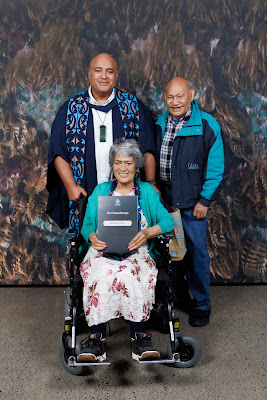 Photo from the TWoA Tāmaki Makaurau 2023 Graduations (Ceremony 1 @ 10am), held at the Due Drop Events Centre, Manukau, Auckland, New Zealand on Wednesday, 7 June, 2023. Photo: Mike Walen / KeyImagery Photography. Copyright: © Te Wānanga o Aotearoa.