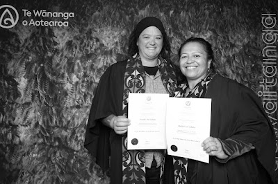 Booth photo from the TWoA Whirikoka 2023 Graduation (Gisborne), held at the War Memorial Theatre, Gisborne, East Coast, New Zealand on Wednesday 5 April, 2023. Photo: InstaBooth by KeyImagery Photography. Copyright: © Te Wānanga o Aotearoa.