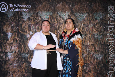 Booth photo from the TWoA Whirikoka 2023 Graduation (Gisborne), held at the War Memorial Theatre, Gisborne, East Coast, New Zealand on Wednesday 5 April, 2023. Photo: InstaBooth by KeyImagery Photography. Copyright: © Te Wānanga o Aotearoa.