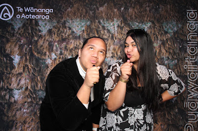 Booth photo from the TWoA Whirikoka 2023 Graduation (Gisborne), held at the War Memorial Theatre, Gisborne, East Coast, New Zealand on Wednesday 5 April, 2023. Photo: InstaBooth by KeyImagery Photography. Copyright: © Te Wānanga o Aotearoa.
