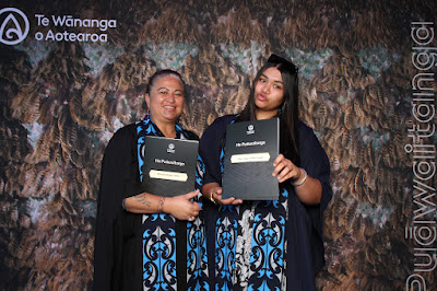 Booth photo from the TWoA Whirikoka 2023 Graduation (Gisborne), held at the War Memorial Theatre, Gisborne, East Coast, New Zealand on Wednesday 5 April, 2023. Photo: InstaBooth by KeyImagery Photography. Copyright: © Te Wānanga o Aotearoa.