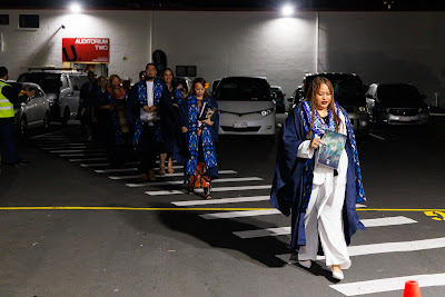 Photo from Ceremony 5 of the TWoA Tāmaki Makaurau 2025 Graduations (May 2025) held at the Mangere Arts Centre in Auckland, New Zealand on Tuesday, 27 May, 2025. Photo by Mike Walen / KeyImagery Photography. Copyright: © 2025 Te Wānanga o Aotearoa.